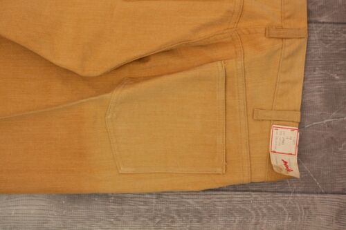 Men's VTG 1960s NOS Khaki Tapered Leg Pants Sz 32x31 60s Male Denim Jeans - Picture 11 of 11