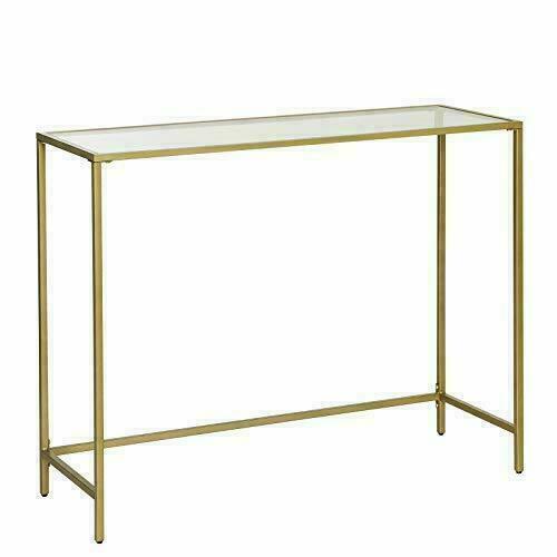 VASAGLE LGT26G Console Table - Gold - Picture 1 of 1