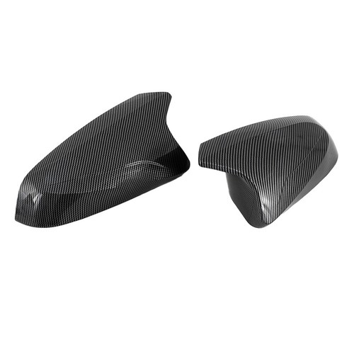 HORN STYLE CARBON SIDE MIRROR COVER CAP FOR 2015-2022 LEXUS NX300 RX350 RZ300e - Picture 9 of 11