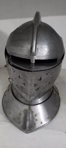 Helm Mittelalter Ritter Turnier enge Rüstung Helmet Replica bester Helm SCALARP - Bild 3 von 5