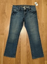 NWT Gap Kids Girls Sz 8  Plus Jeans Basic Blue Straight Leg