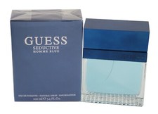 Guess Seductive Homme Blue 3.4oz Edt Spray For Men New In Box By Guess