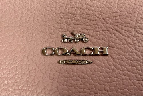 Coach Satchel Large Pebble Grain Leather Drew Handbag 67711 (Blossom) - Picture 5 of 6