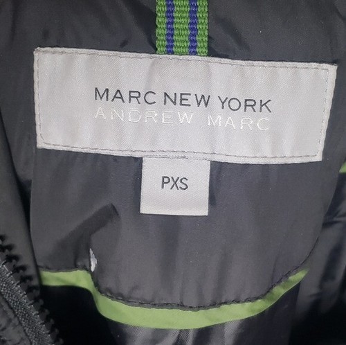 Marc New York Andrew Marc Women's Black Puffer Coat Size PXS - Picture 3 of 4