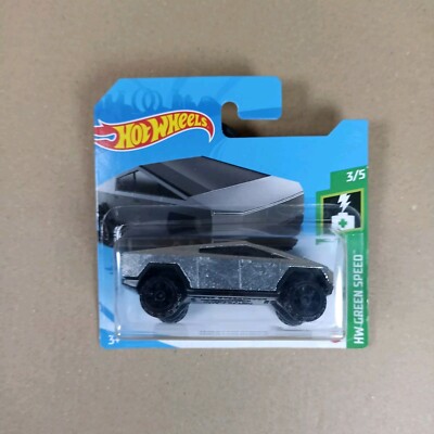 Tesla Cyber Truck Hot Wheels 3/5 HW Green Speed Series 177 Short