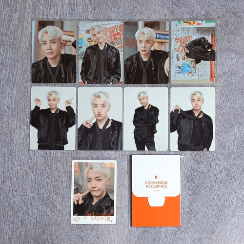 BTS Permission To Dance On Stage Mini Photo Card - Complete J-Hope Set of 9 - Picture 13 of 28
