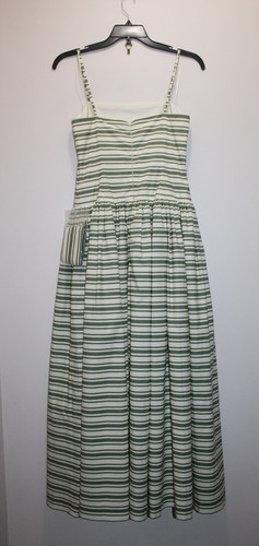 ANTONIO MELANI x THE STYLE BUNGALOW SOUTH OCEAN MAXI DRESS STRIPED SIZE 4 US - Picture 5 of 6
