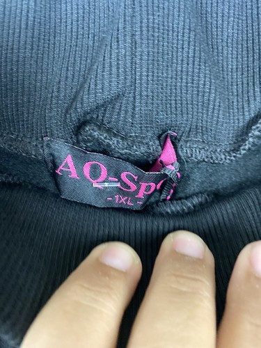 AQ Sport Womens Activewear Black Joggers Pants Size 1XL NWT - Picture 5 of 12
