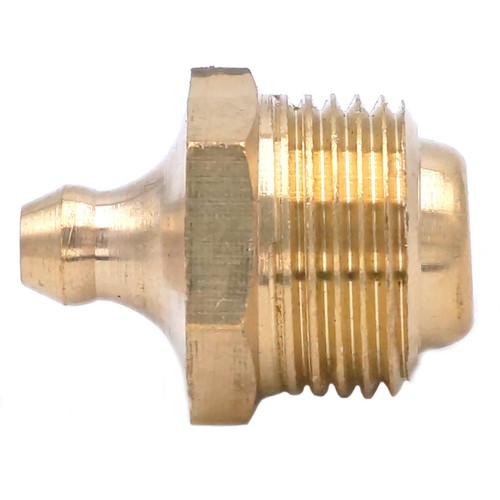 Metric BSP NPT Male Thread Brass Hex Grease Zerk Nipple Fittings For Grease Gun - Picture 117 of 119