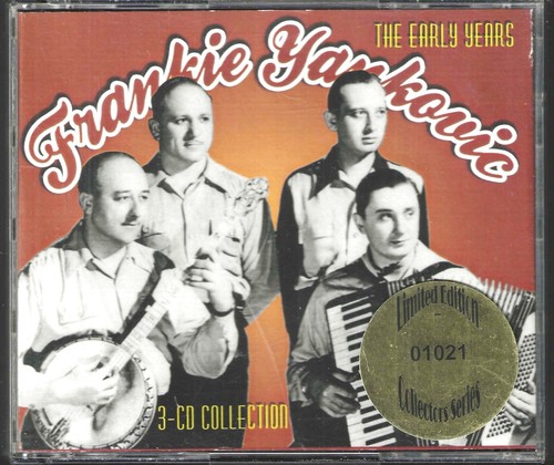 The Early Years Frankie Yankovic 3-CD Collection W/Booklet Collectors #01021 - Picture 1 of 4