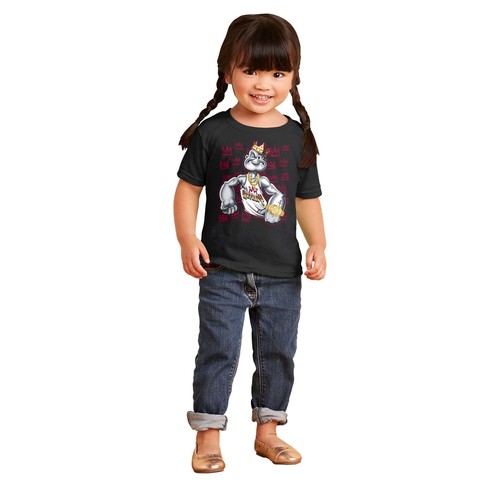 Urban Popeye the Sailor Man Crown Bling King Toddler Boy Girl Youth T Shirt Tee - Picture 4 of 6
