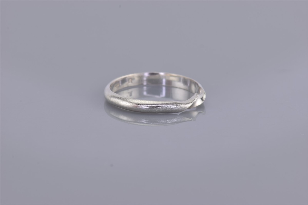 アクセサリー Vintage Silver Twist Edge Ring 925 size 8.75, vtg sterling silver 925 handmade twisted textured