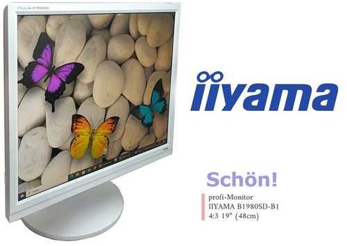 Iiyama Prolite B1980SD-W1 48CM 19 " 5:4 LED Monitor Sxga VGA DVI - Picture 2 of 4
