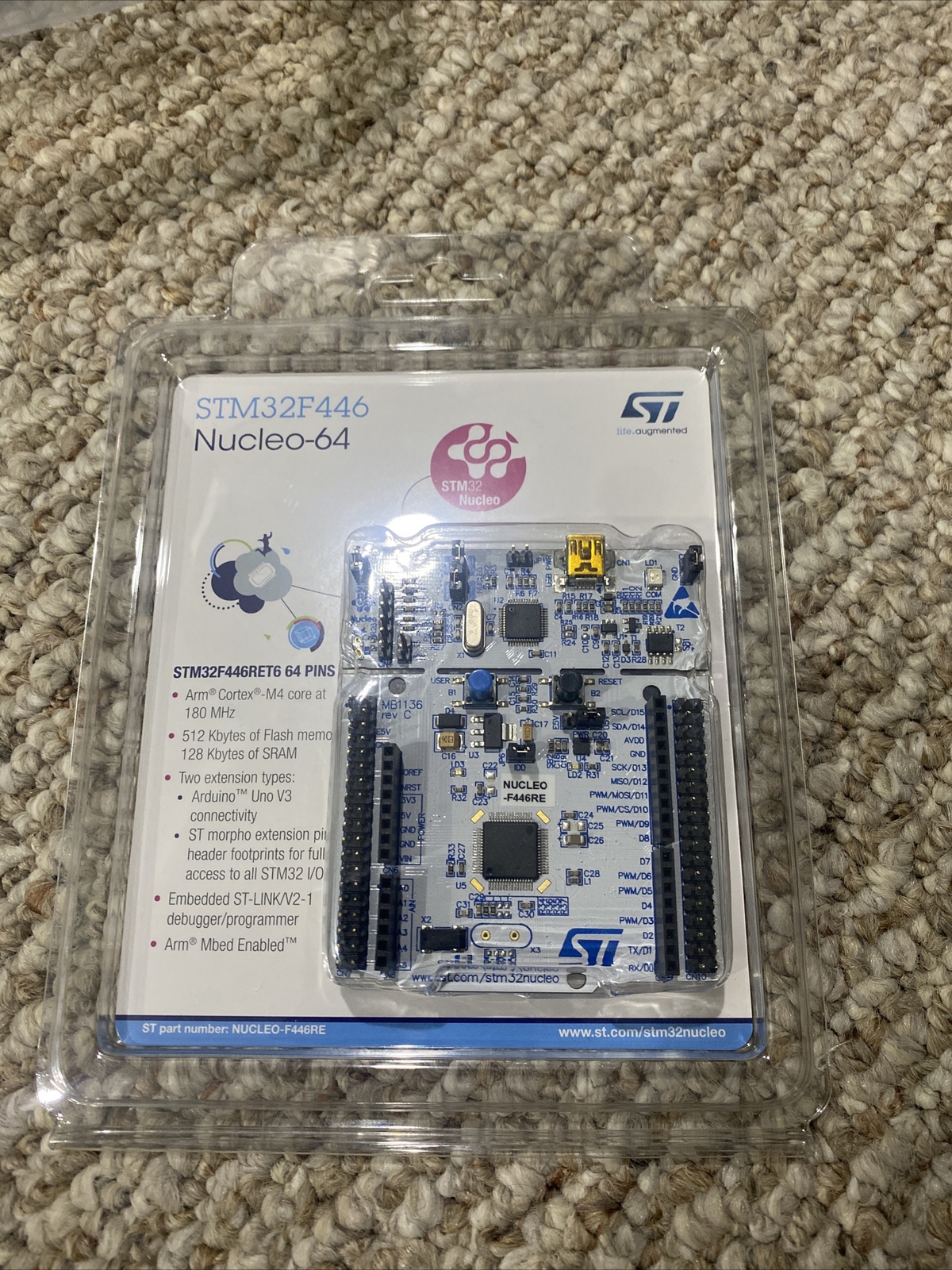 ST NUCLEO-F446RE STM32F446RET6 MCU STM32F4 NUCLEO Supports Arduino | eBay