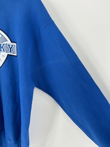 Pro Player Kentucky Wildcats Sweatshirt Mens XL Blue Logo Pullover 90s UK Cotton - Picture 2 of 21