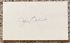 John Babich signed card - Dodgers A's debut 1934
