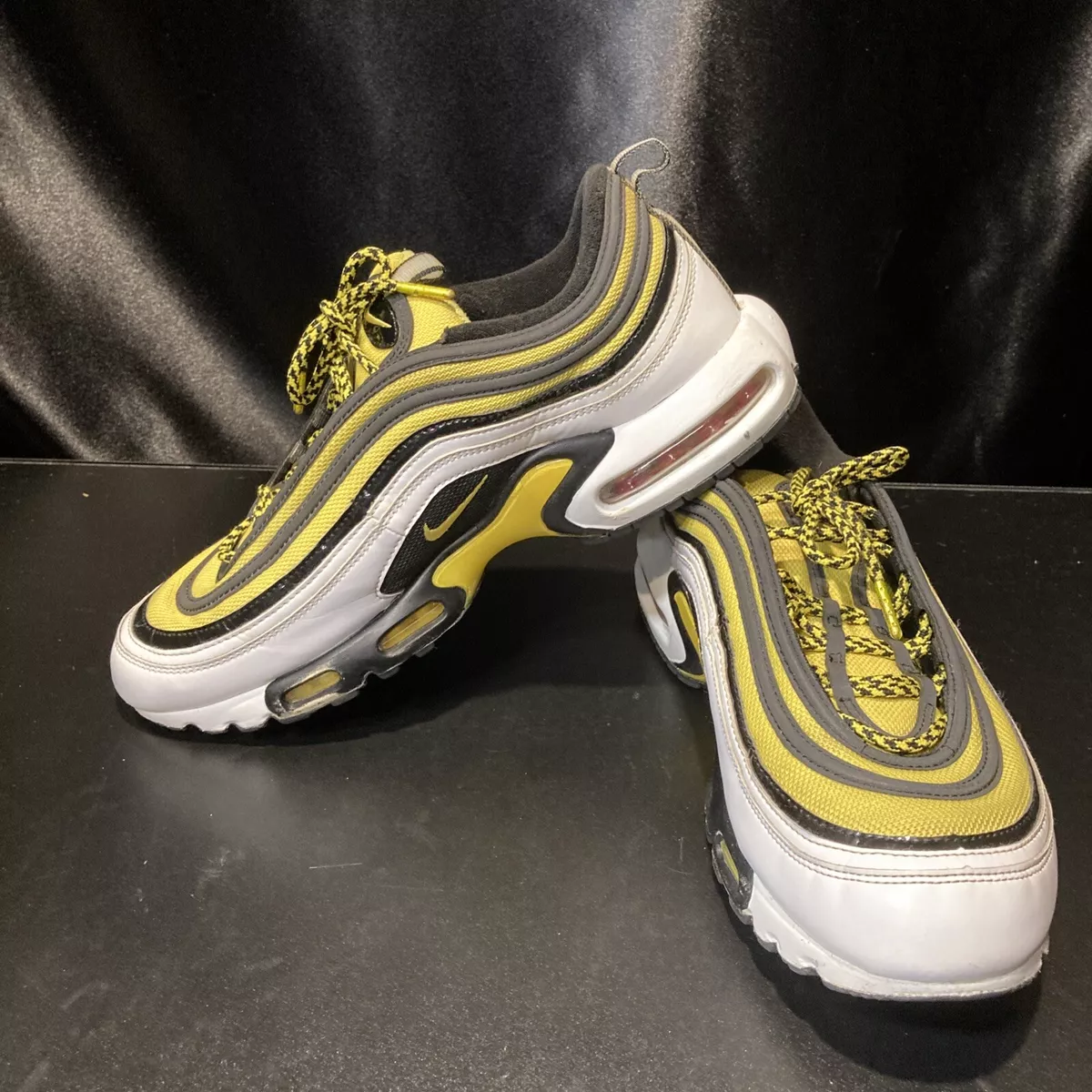 Nike Air Max Plus 97 US Size 11.5 White Yellow AV7936-100 |