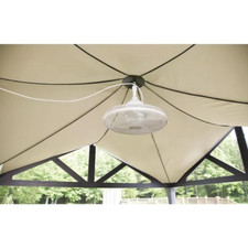 Outdoor 20" Small Ceiling Fan Mini Cabana Gazebo Pergola Tropical Veranda Patio
