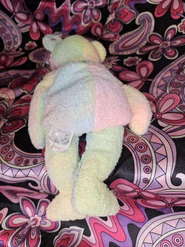 GROOVY the Tie Dye Bear ✨️ MWNMT Very Near Mint ✨️ Neu TY Beanie Baby Plüsch 1999 - Bild 6 von 9