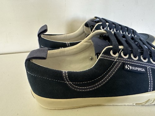 NEW - Superga New Women - 2506 Suede Dress Size 39 EU Washed Navy (Retro Style ) - Picture 20 of 23