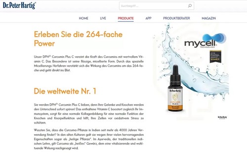 Dr Peter Hartig Curcumin Plus C Immunsystem - Zellschutz @ Swiss Made - Bild 4 von 4