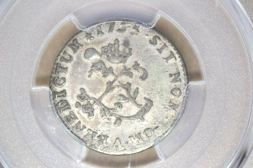 1755-A Sou Marque. Paris Mint. Vlack-35. First Semester. EF-45 (PCGS) - Picture 2 of 5