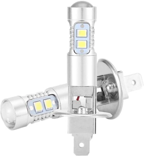 2 AMPOULES H1 A 10 LED EN 6500K BLANC POUR FEU PHARE DE VOITURE ANTIBROUILLARD - Imagen 5 de 18