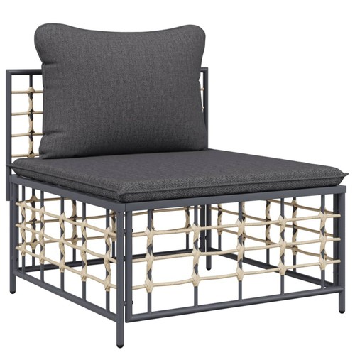 Homgoday 7-TLG. Gartenlounge Set Gartensofa Gartenmöbel Set Sitzgruppe W9P5 - Bild 5 von 9