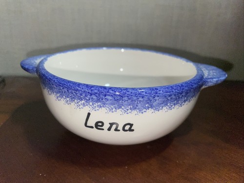 VTG Le Mont St Michel France French Souvenir Dish Bowl Lena - Picture 3 of 7