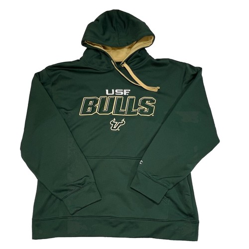 USF Bulls Hombres Campeón Talla Grande Sudadera con Capucha Sur Florida Verde - Imagen 2 de 12