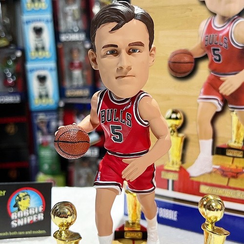 Bobblehead John Paxson Chicago Bulls 3X Campeón "The Last Dance" NBA #360 - Imagen 4 de 10