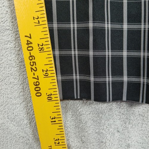 IZOD Golf Pants Men's 38x30 Black Plaid Check Preppy Lightweight Performance - Picture 6 of 11