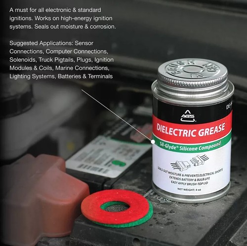 AGS Automotive Solutions Brush Top Can Dielectric Silicone Grease Compound fo... - Picture 7 of 7
