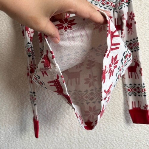 Hanna Andersson Reindeer Long Sleeve Matching Pajama Set Size 6-7 - Picture 8 of 15