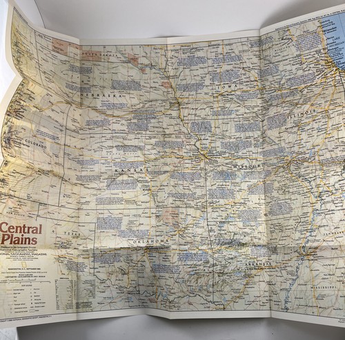 National Geographic Magazine September 1985 Central Plains Sichuan Kansas + Map9 - Foto 11 di 12