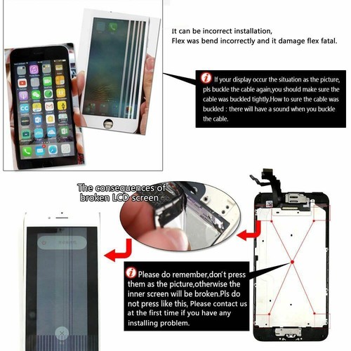 Full LCD 3D Touch Screen Assembly Digitizer Replacement Part For iPhone 8 8 Plus - Picture 10 of 44