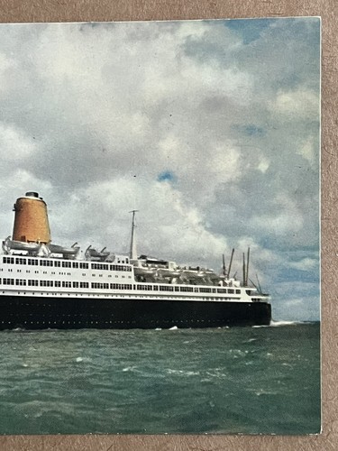 T.S. Bremen Ship at Sea North German Lloyd NGL Flagship Postcard c1930 - Picture 3 of 5