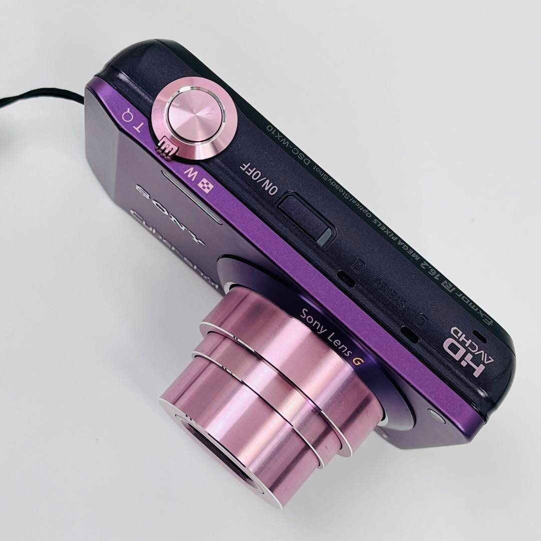 3200 SONY Cyber-shot DSC-WX10 デジカメ パープル Amazon | SONY デジタルカメラ Cyber-Shot(サイバーショット