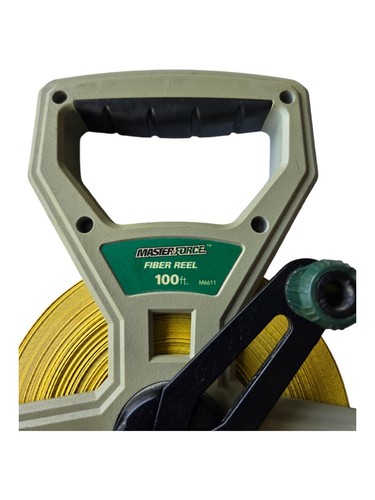 Mater Force 100ft. Open Reel Fiber Glass Measuring Tape w/Handle & Ground Spike - Picture 4 of 4