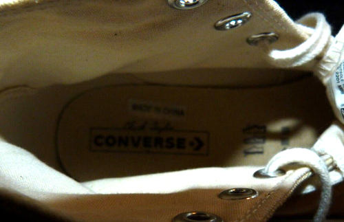 Chuck Taylor 70 High Top Yellow Shoe Sneaker Mens 8 / Womens 10 US - Picture 5 of 8