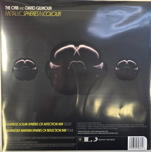 The Orb And David Gilmour Metallic Spheres In Colour LP Album vinyl record 2023 - Picture 2 of 13