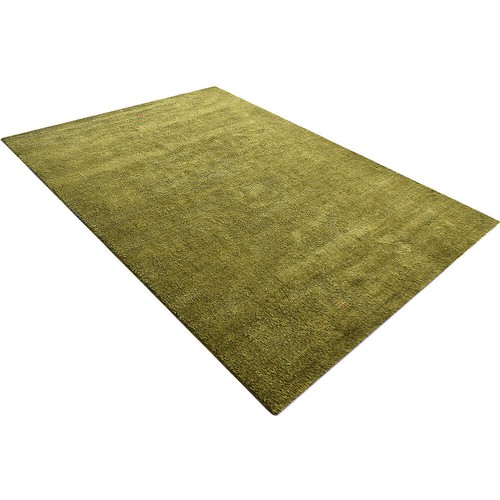 Eco-Friendly Hand Knotted Loom Silk Mix Area Rug Solid Green BBH Homes BBLSM111 - Picture 32 of 80