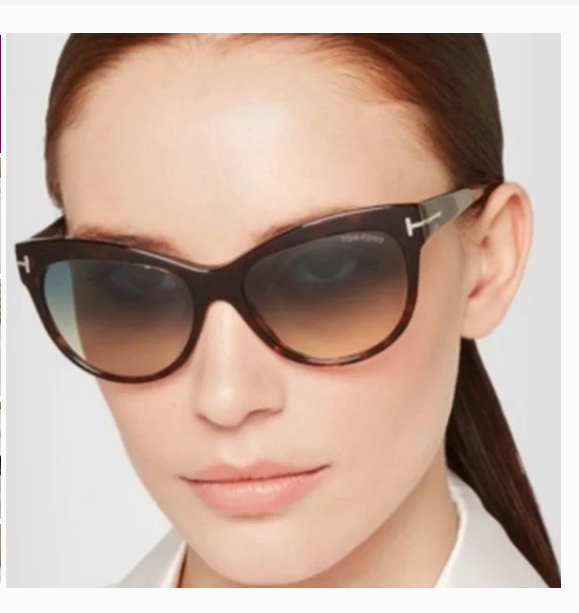 an✨TOMFORD サングラス Lily TF430-F 56F専用箱 Tom Ford LILY Sunglasses TF430 56F 56-16-140 Butterfly MSRP