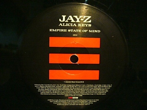Jay-Z & Alicia Keys / Empire State Of Mind 2009 US Vinyl Roc Nation 0522671 - Picture 6 of 6