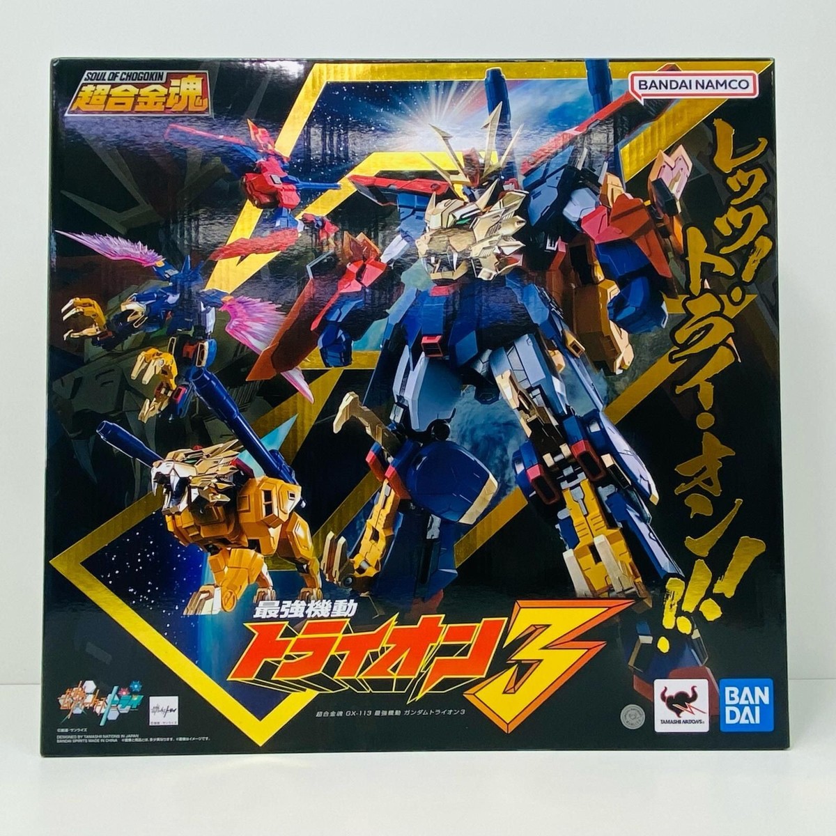 Saikyou Kidou Gundam Tryon 3 GX-113 SOUL OF CHOGOKIN Action Figure