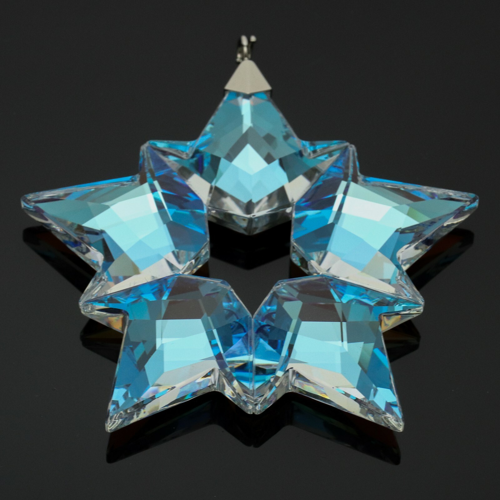 Swarovski 2019 Christmas Crystal Holiday Snowflake or Star Ornament 100% nowy, popularny
