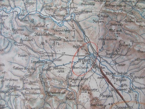 WWI 1914 ORIGINAL GERMAN MILITARY MAP OF NIS YUGOSLAVIA VERY RARE - Picture 10 of 11