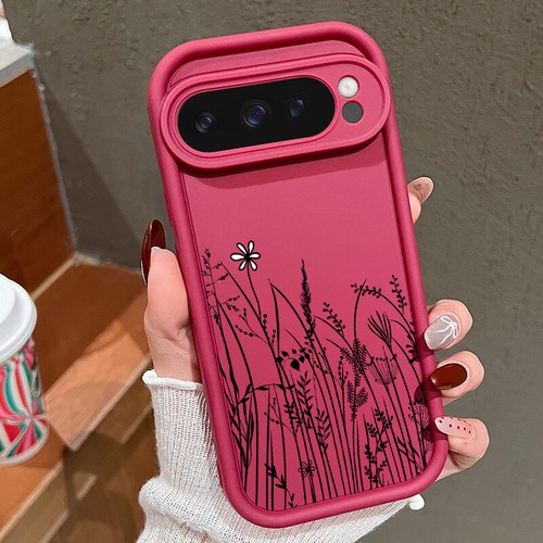 Funda blanda de silicona a prueba de golpes con estampado floral para Google Pixel 9 Pro 8A - Imagen 18 de 23