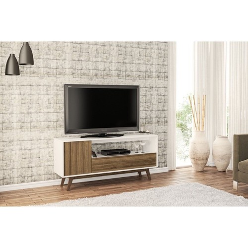 Modern TV Stand 65 Inch TVs W/ Storage Cabinets Drawers & Open Shelving New - Picture 15 of 15