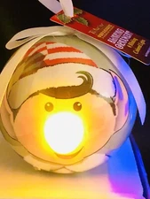 ELF BOY Twinkling Treasures 3D Blinking Christmas Ornament Shatterproof Gift